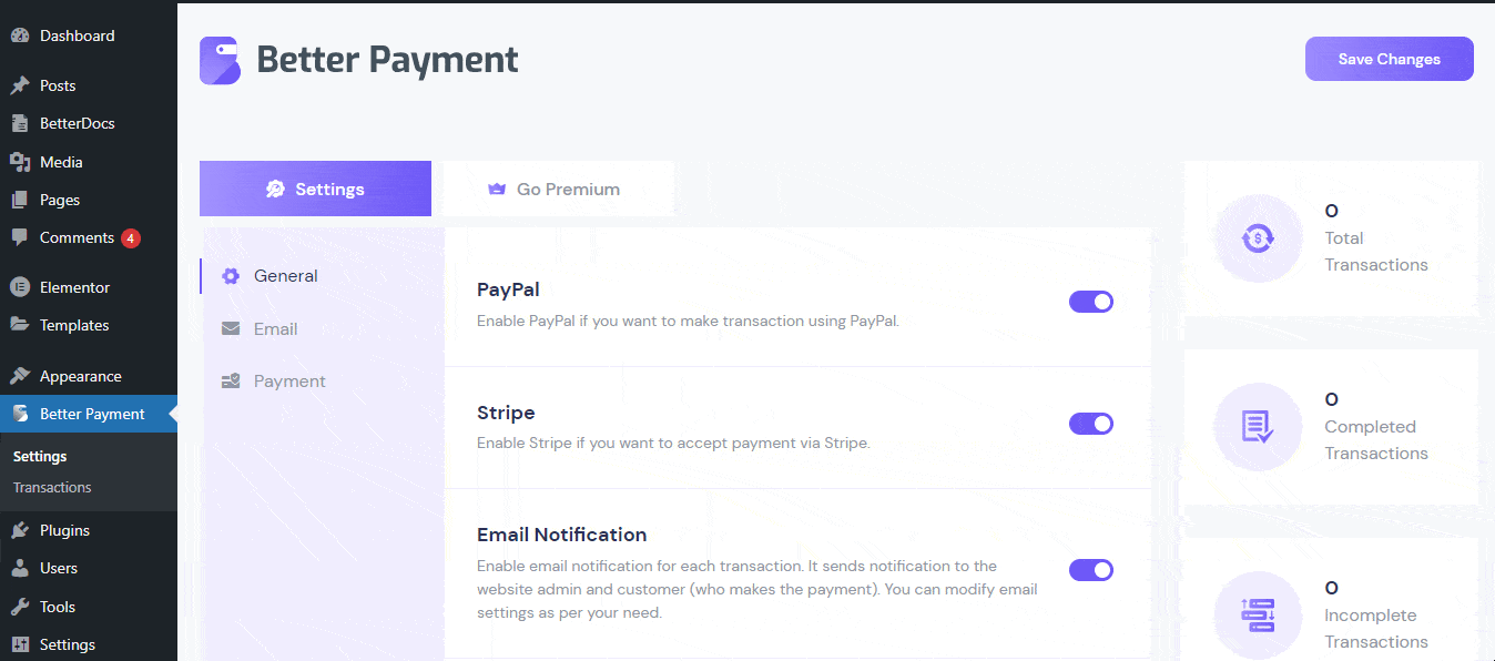 Set up Customer Email contents in Better Payment Set up Customer Email contents in Better Payment