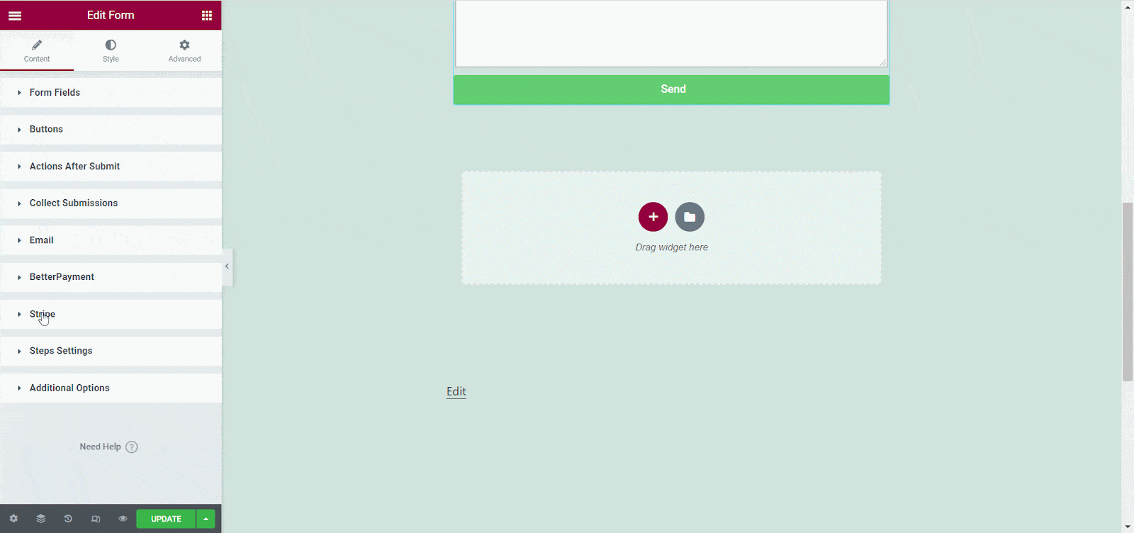 Configure Elementor Form With Better Payment Configure Elementor Form With Better Payment