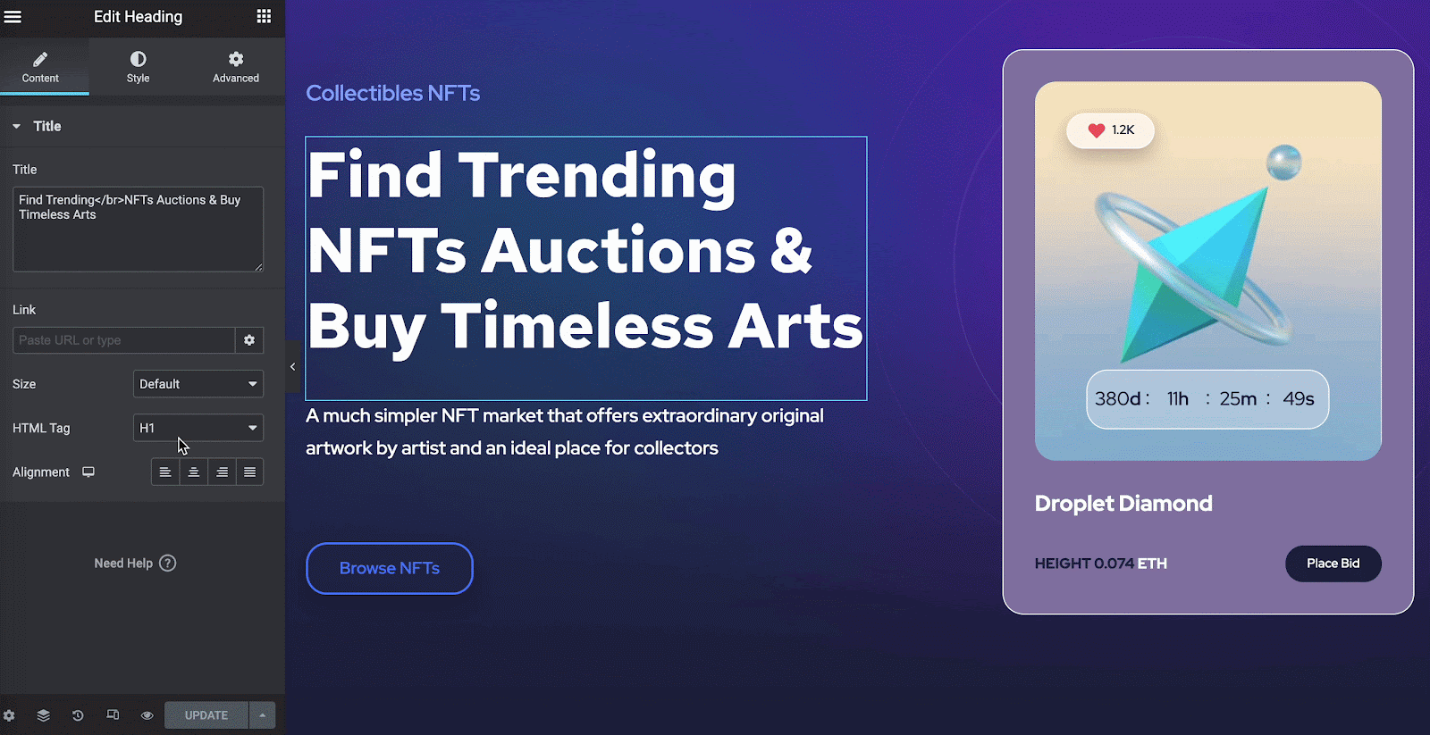 WordPress NFT Website WordPress NFT Website