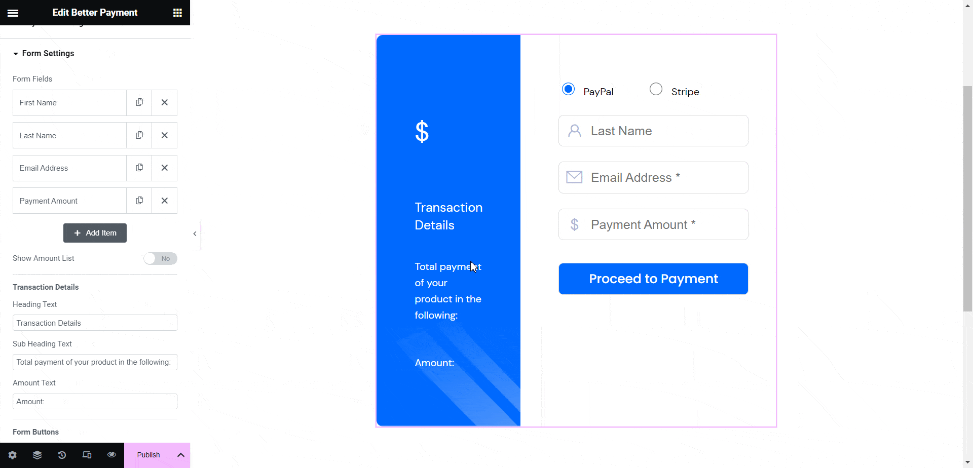 Configure Form Settings In Better Payment Configure Form Settings In Better Payment