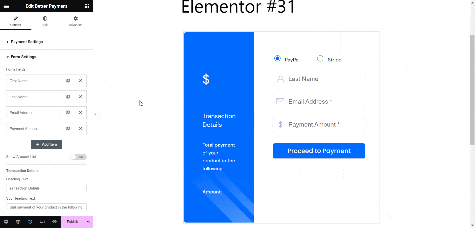 Configure Form Settings In Better Payment Configure Form Settings In Better Payment