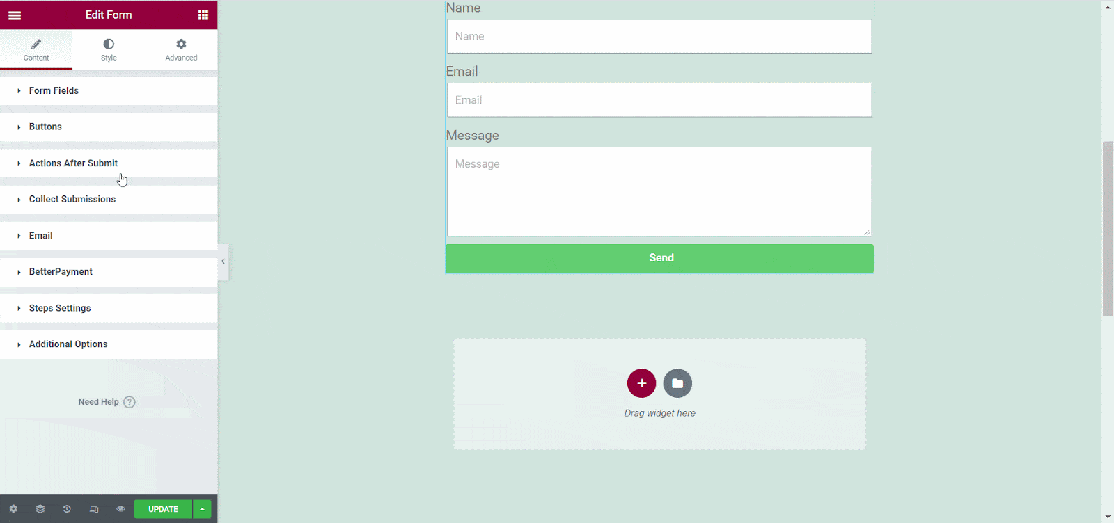 Configure Elementor Form With Better Payment Configure Elementor Form With Better Payment