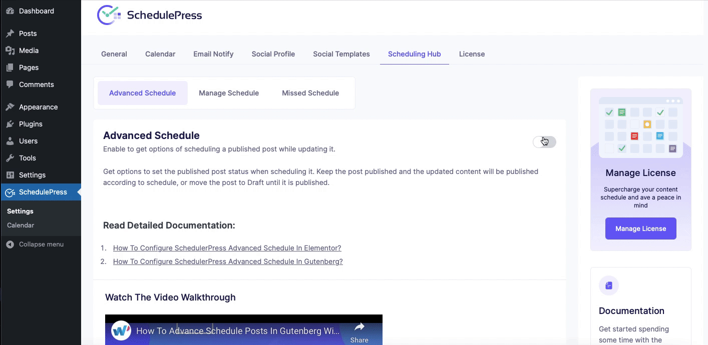 Advanced Schedule In SchedulePress Advanced Schedule In SchedulePress