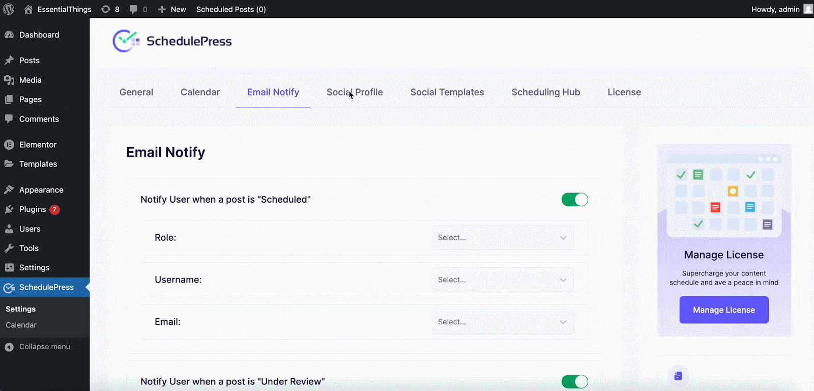 install and set up SchedulePress install and set up SchedulePress