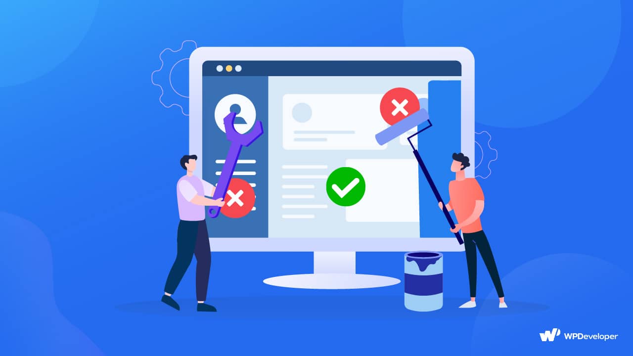 website design mistake