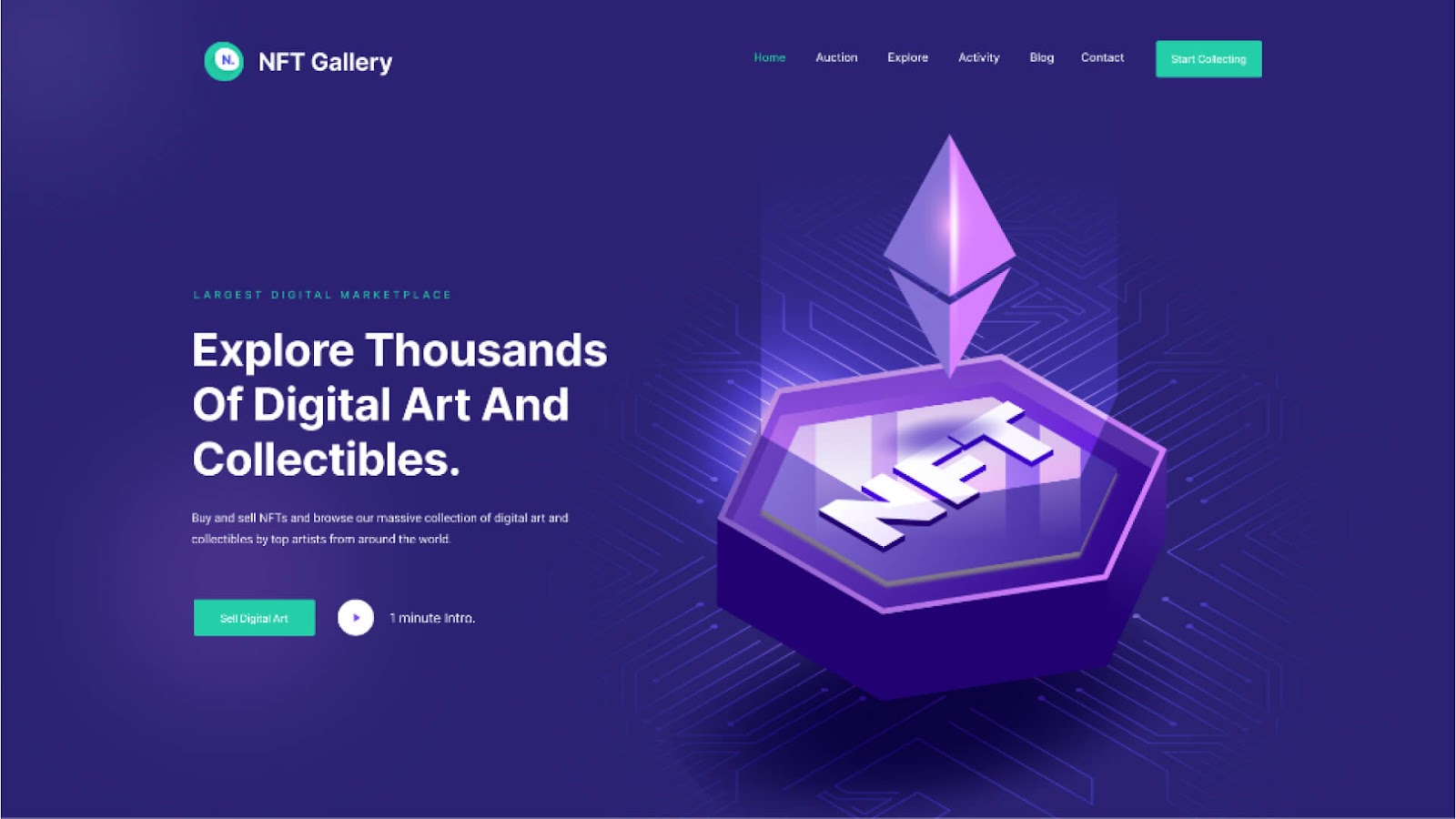 WordPress NFT Website WordPress NFT Website