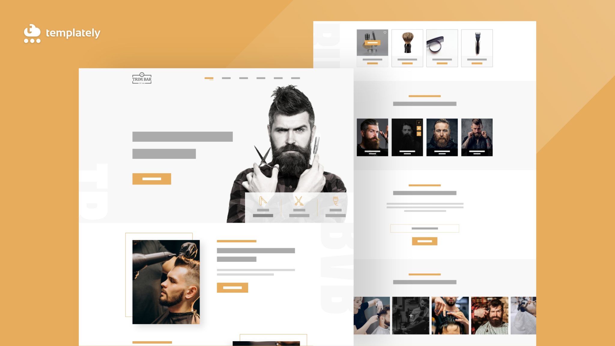 Barbershop Or Salon Website Barbershop Or Salon Website