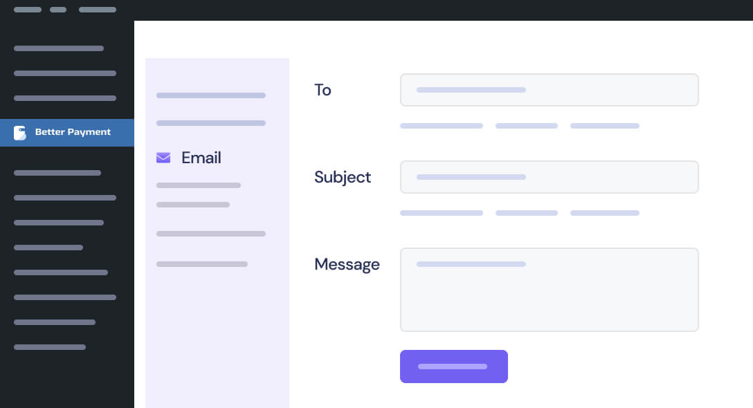 Better Payment Email Notification