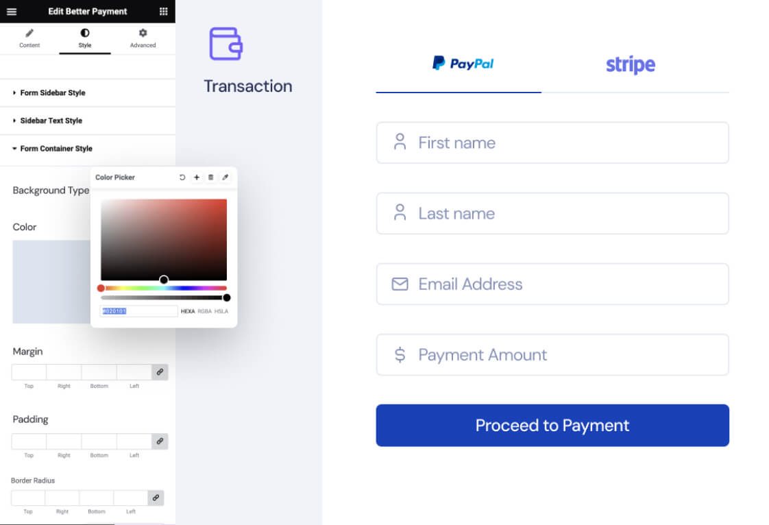 Better Payment Form Customization