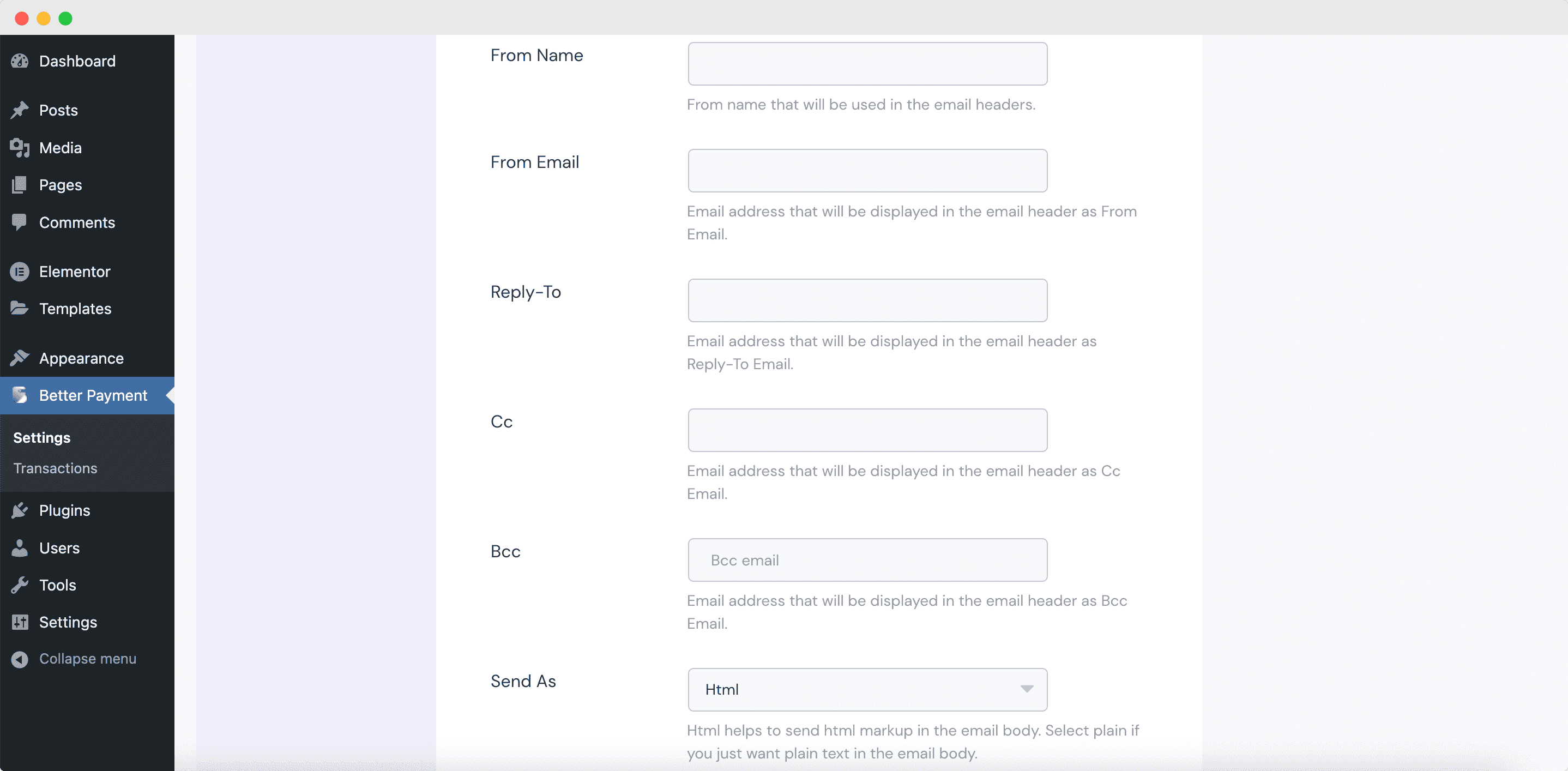 Set Up Admin Email in Better Payment Set Up Admin Email in Better Payment