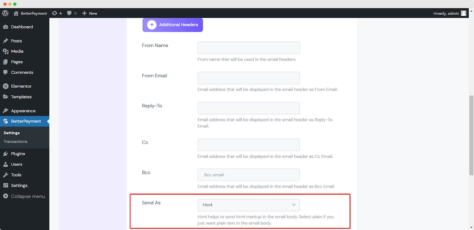 Set Up Admin Email Set Up Admin Email