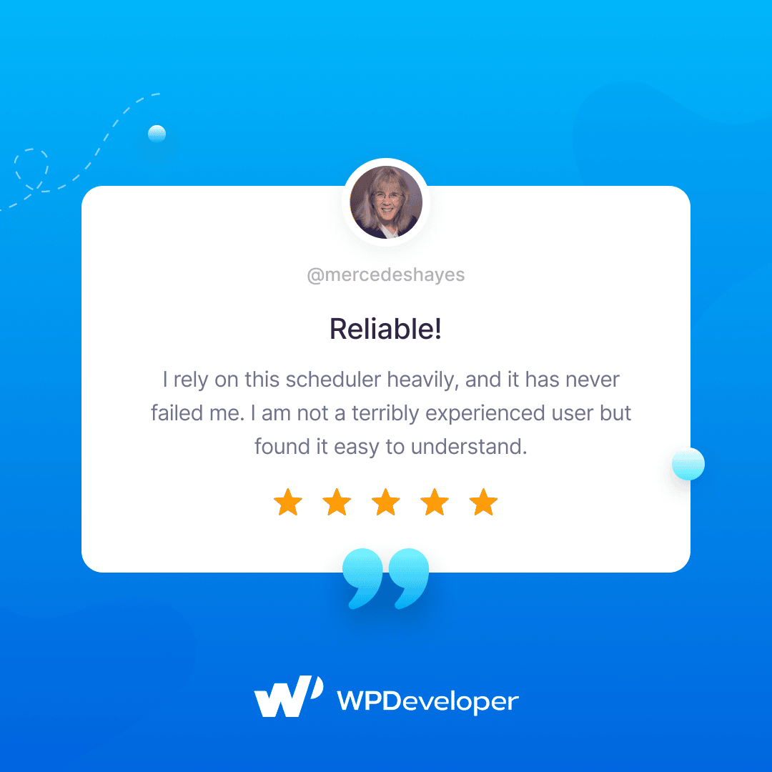 WPDeveloper Reviews & Testimonials 73