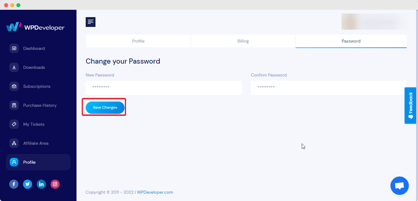 update account information update account information