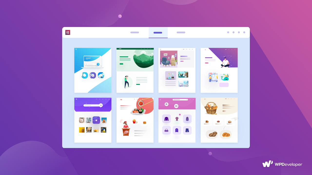Elementor templates library Elementor templates library