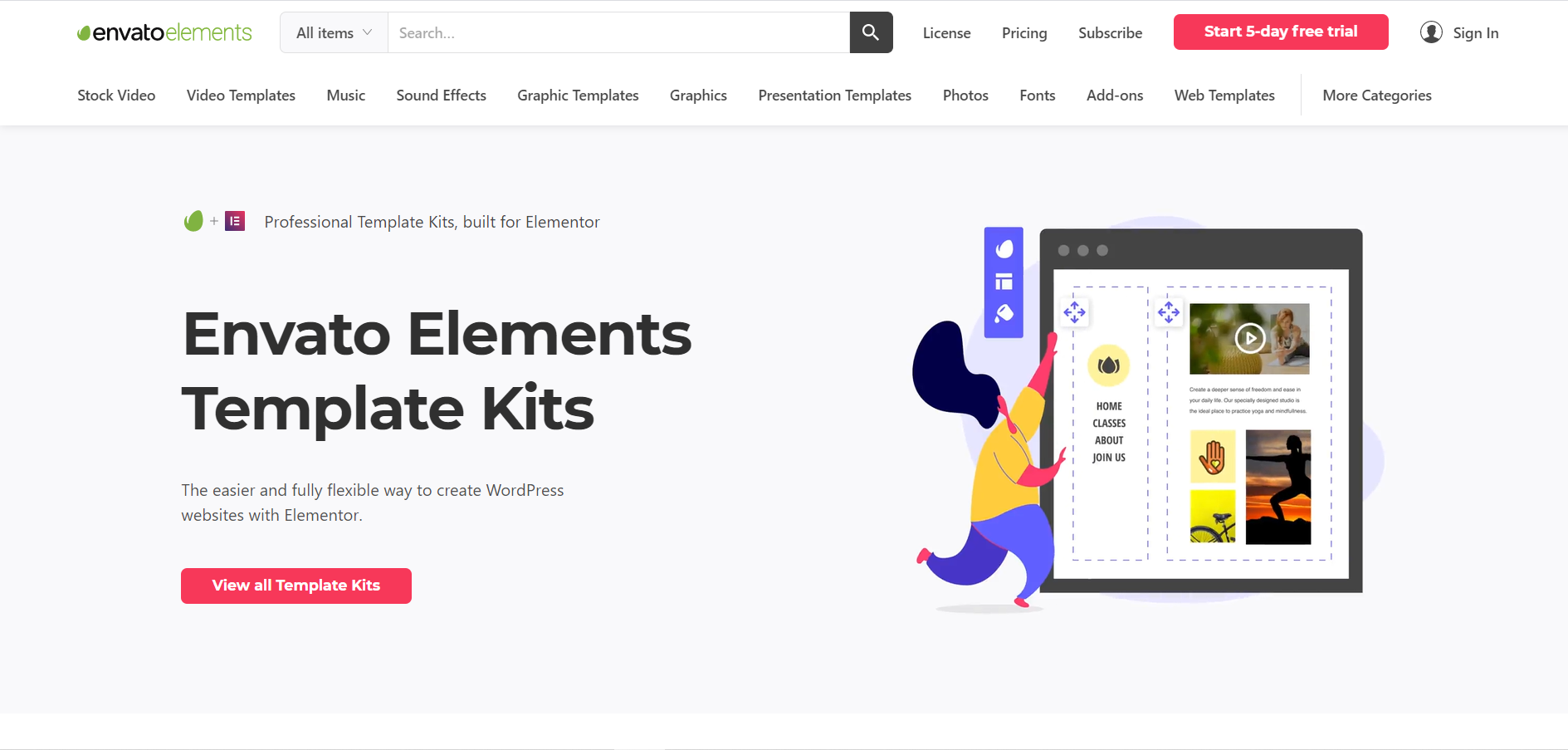 Elementor templates library Elementor templates library