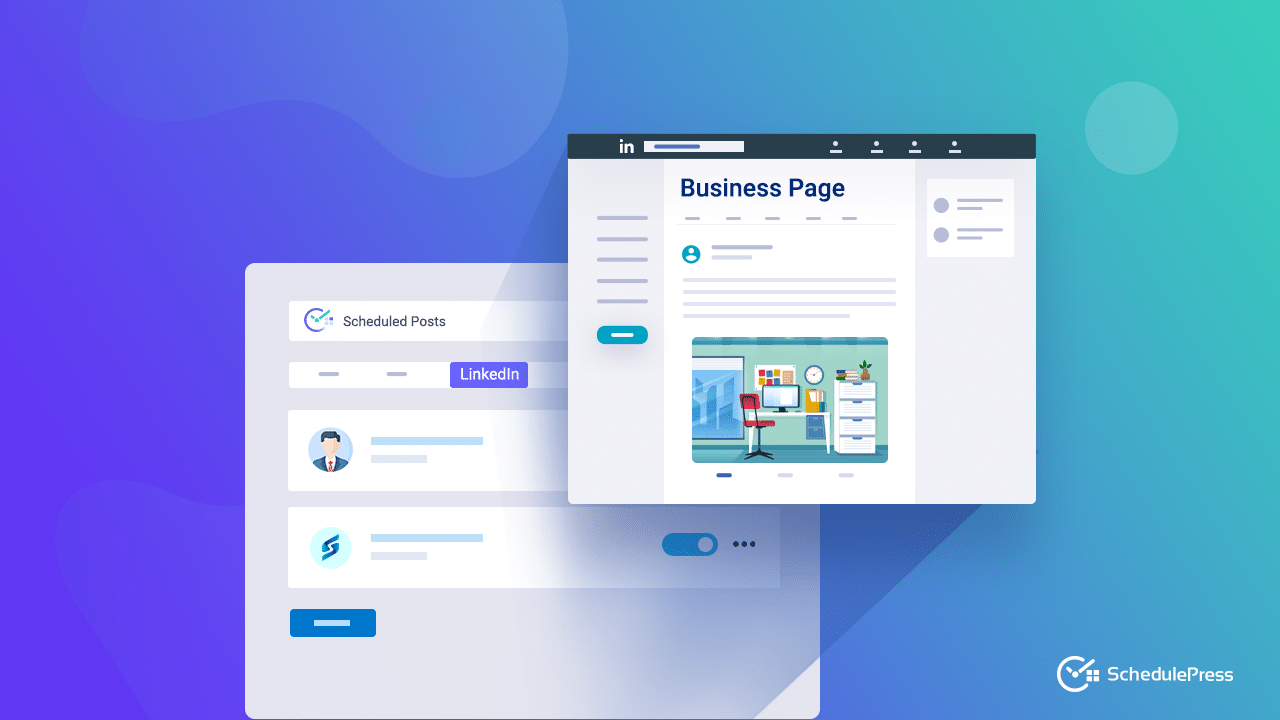 Automatically Share WordPress Post On LinkedIn Business Page With SchedulePress Automatically Share WordPress Post On LinkedIn Business Page With SchedulePress