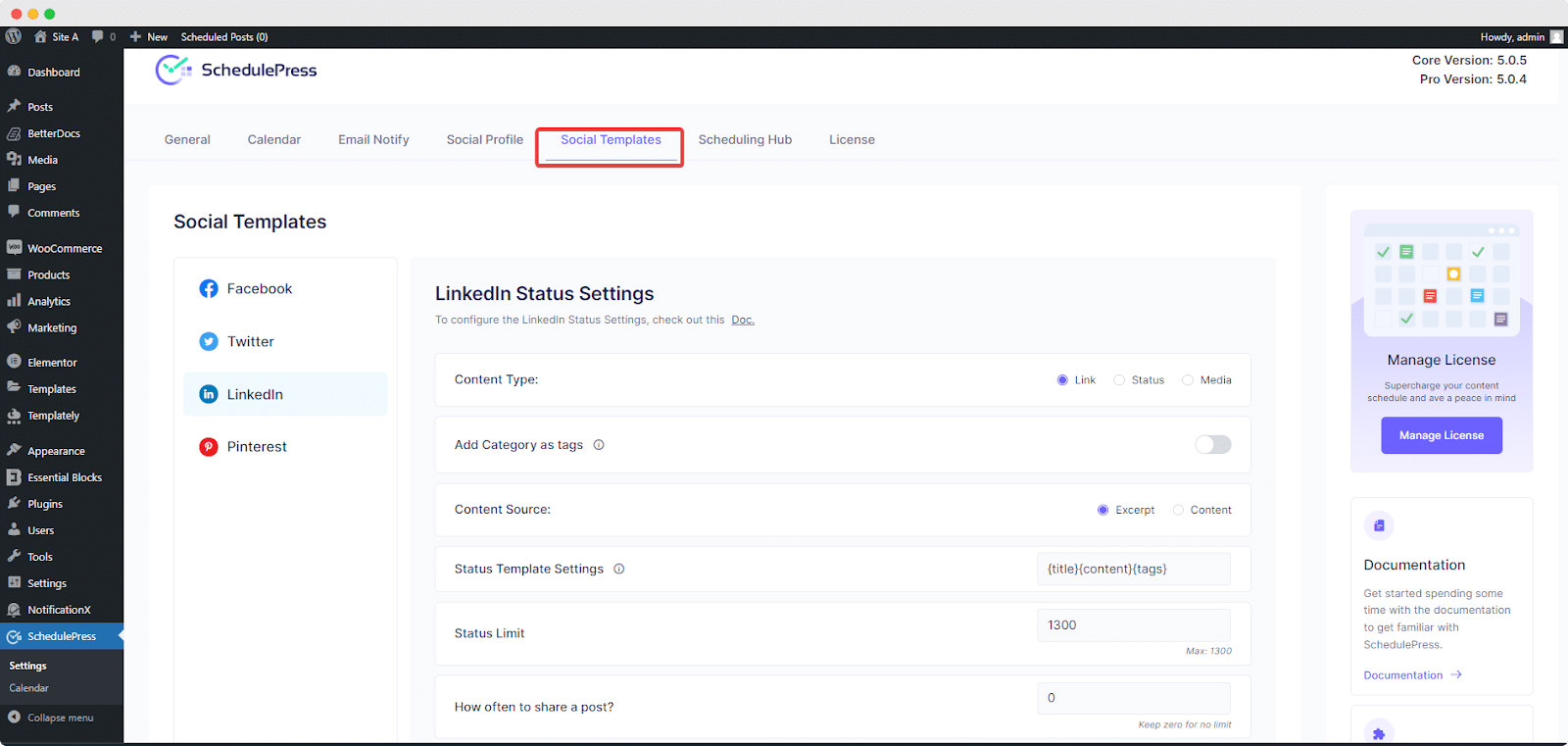 share WordPress posts on LinkedIn share WordPress posts on LinkedIn