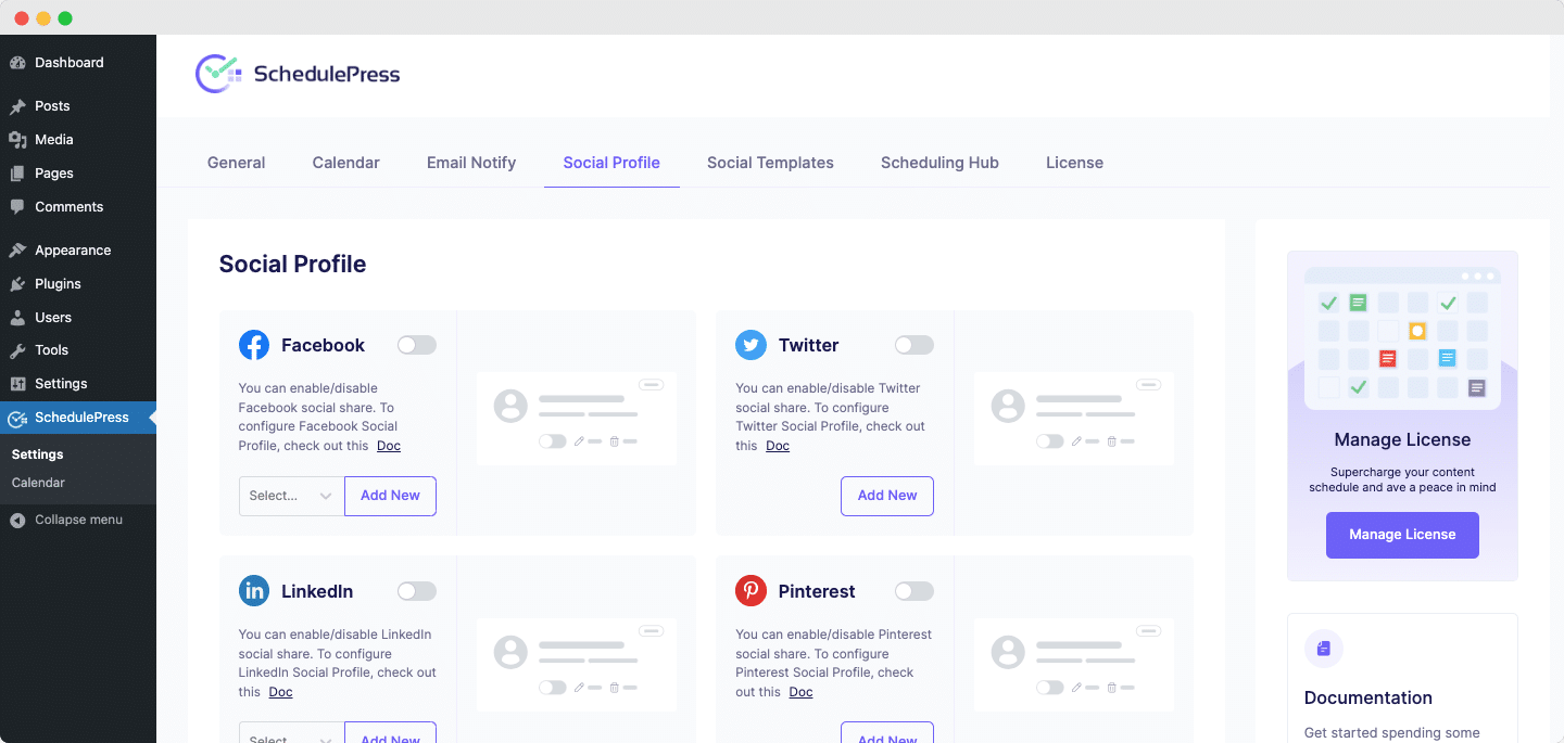 Default WordPress Schedule SchedulePress Default WordPress Schedule SchedulePress