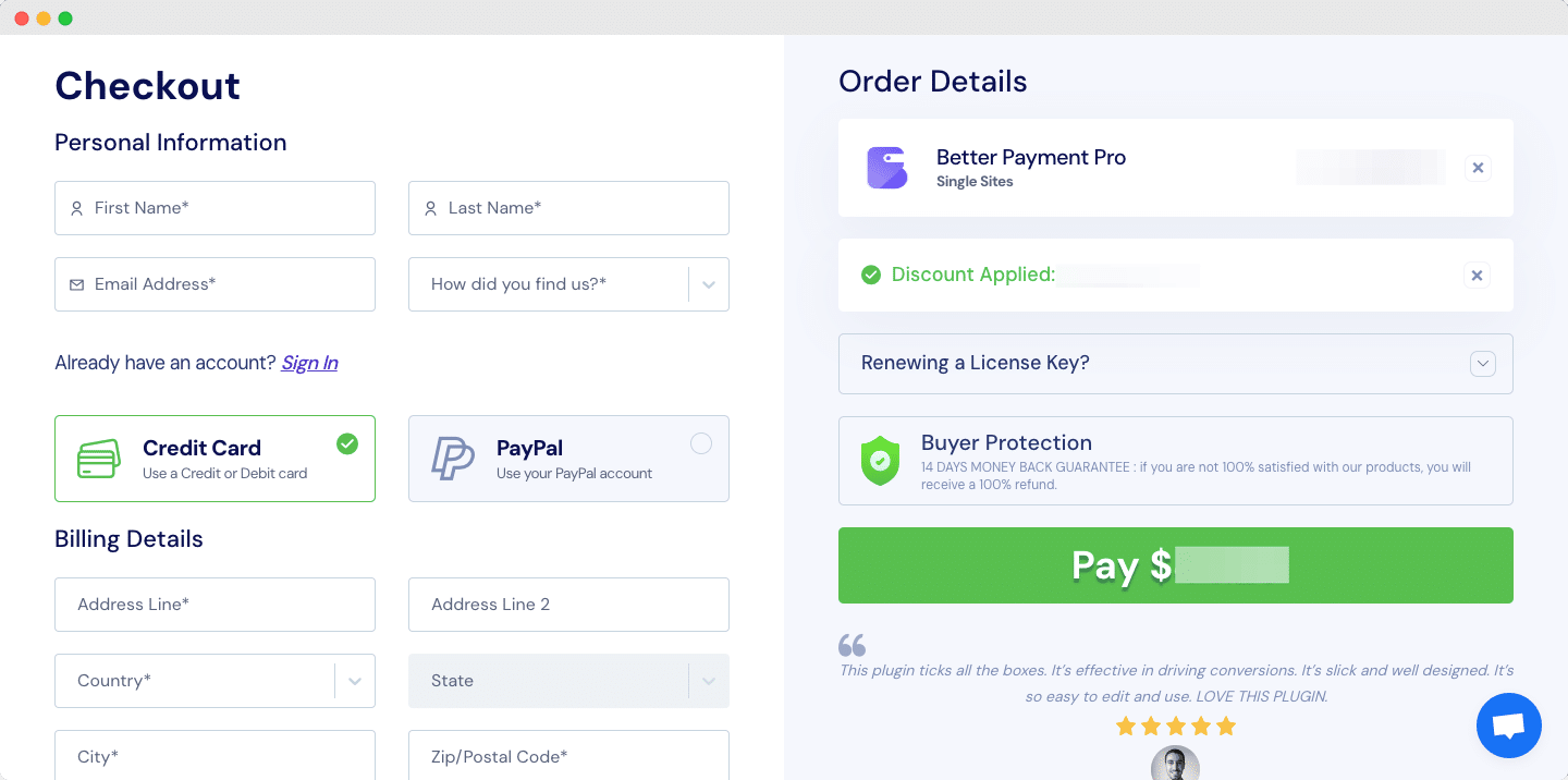 Purchase Better Payment PRO Purchase Better Payment PRO