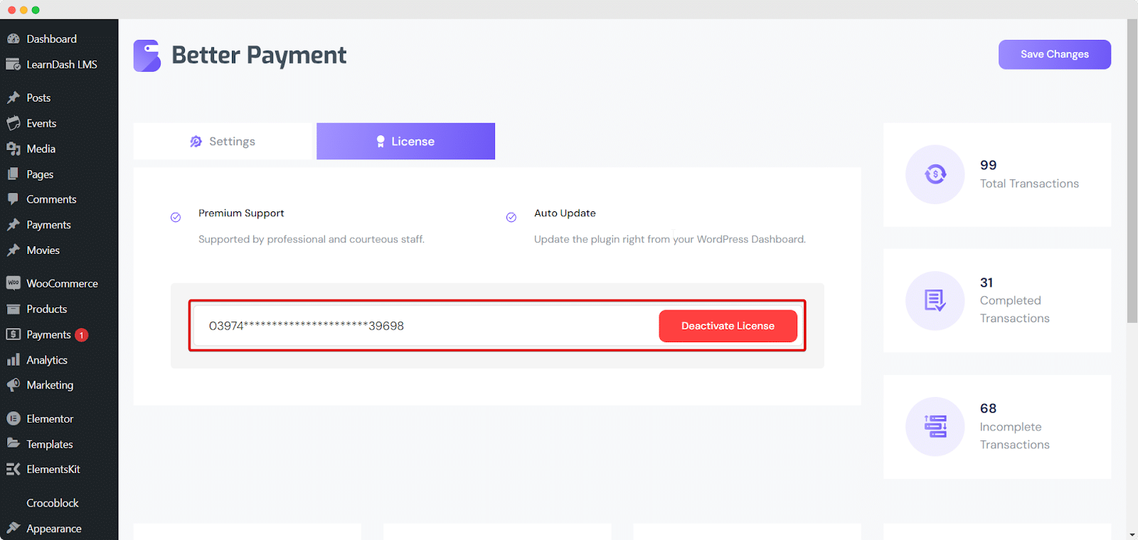 Activate Better Payment License Activate Better Payment License