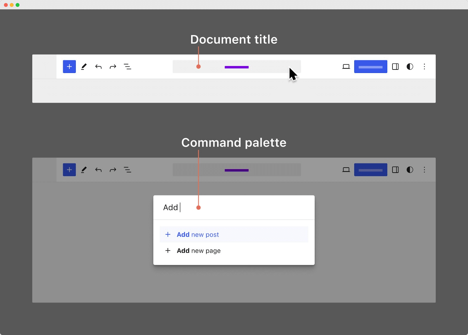 WordPress Command Palette WordPress Command Palette