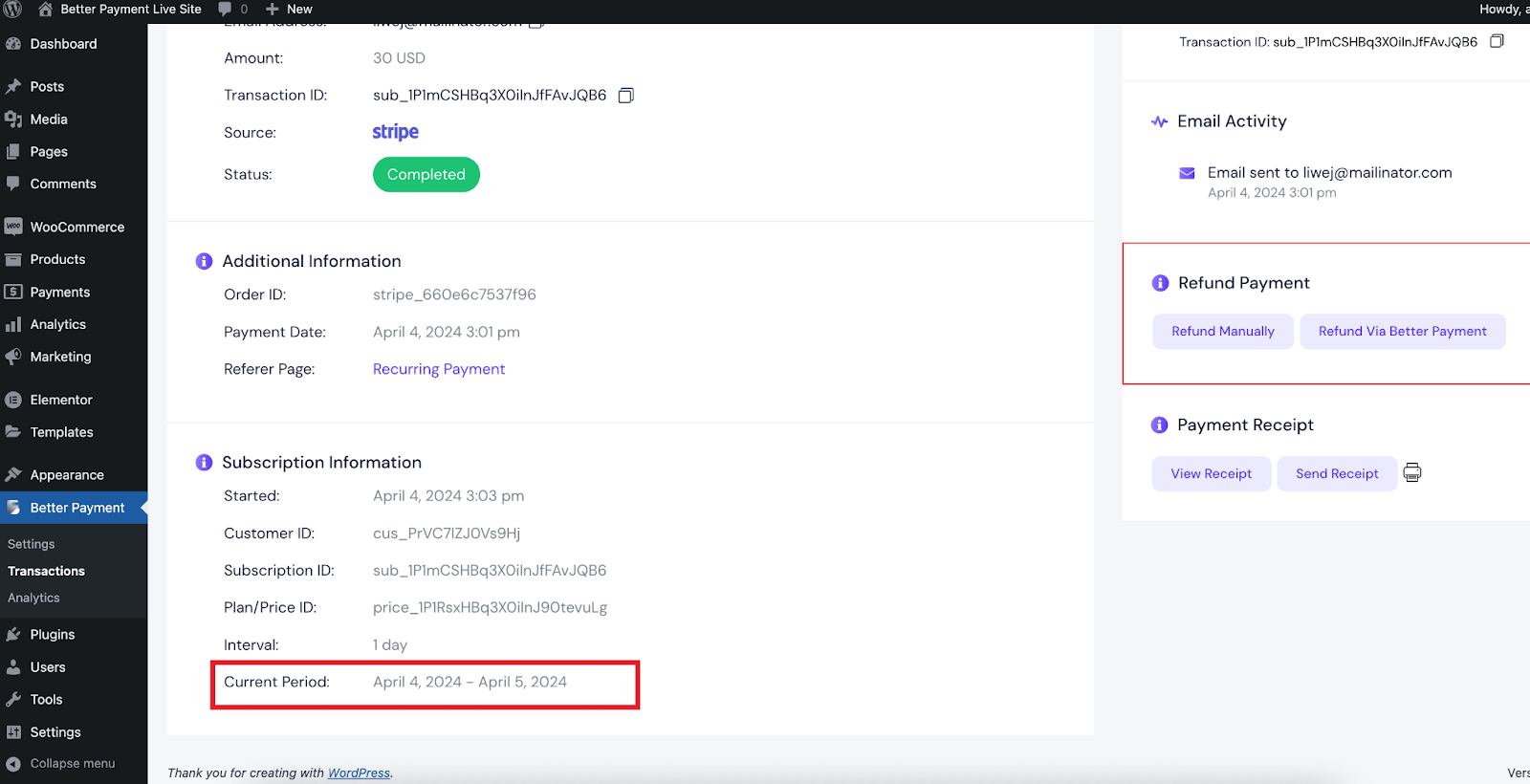 Stripe Subscription in Better Payment Stripe Subscription in Better Payment