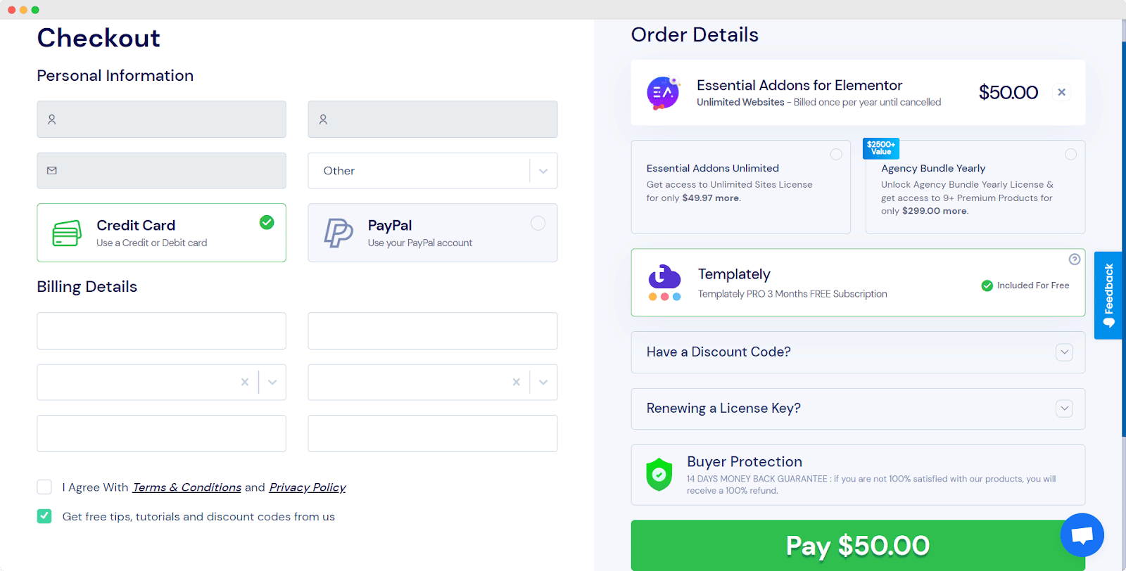 Using a Payment Method Using a Payment Method