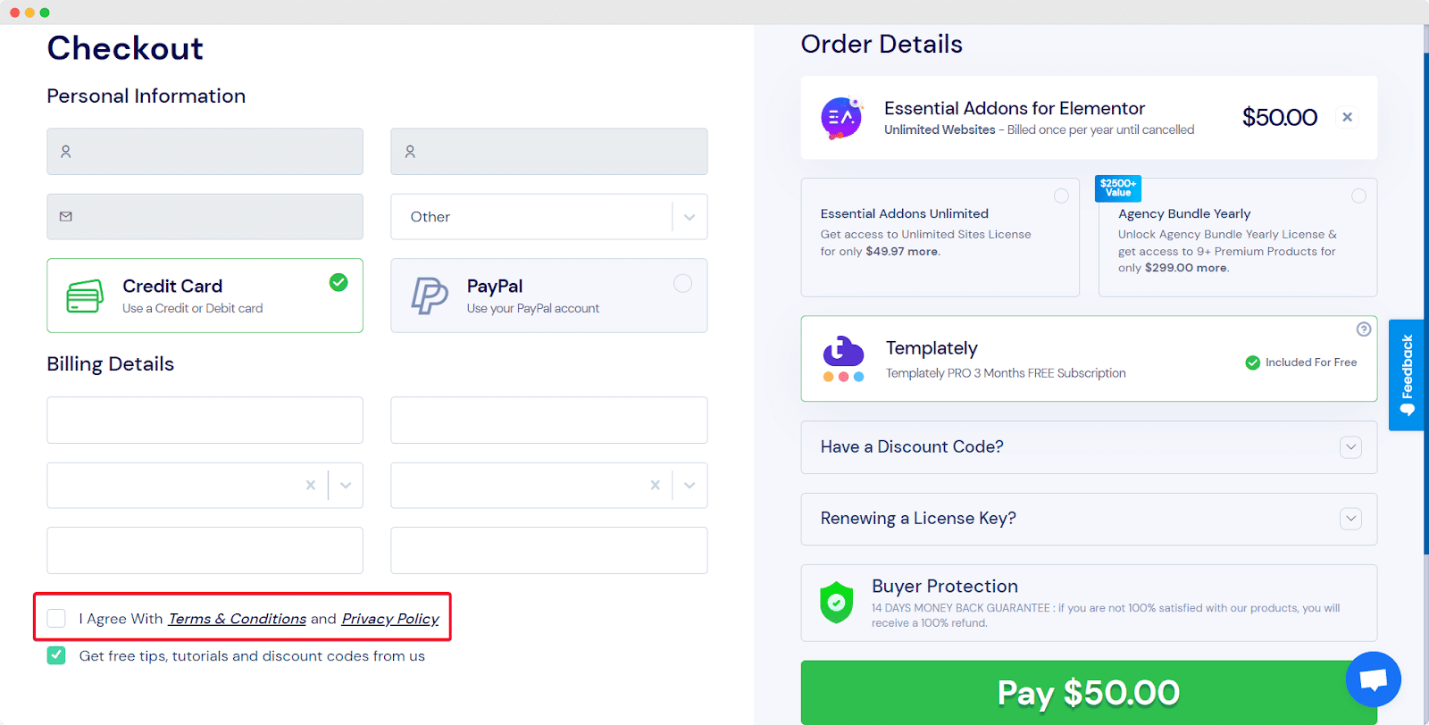 Using a Payment Method Using a Payment Method