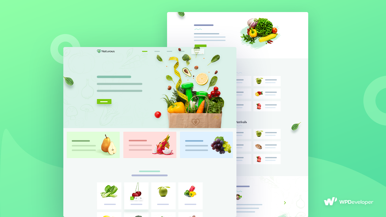 Organic Food Website Elementor Organic Food Website Elementor