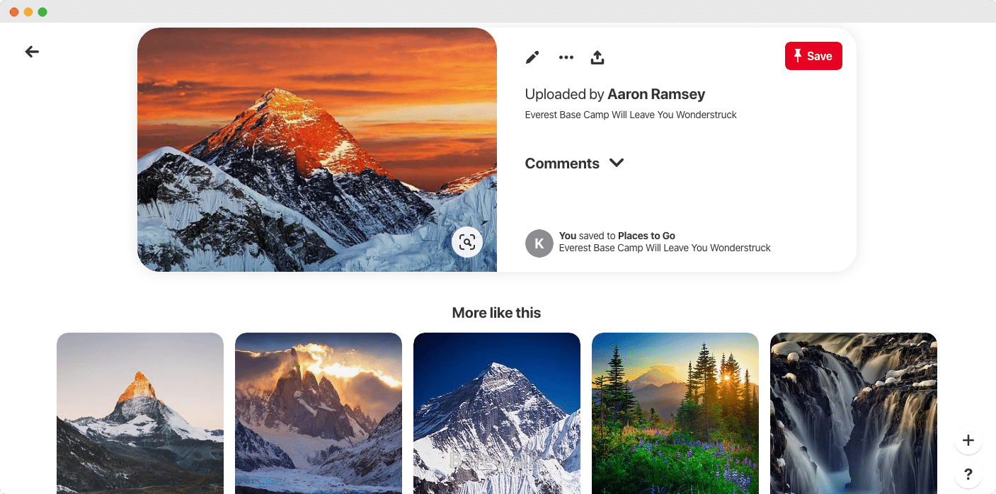 WordPress posts on Pintererst